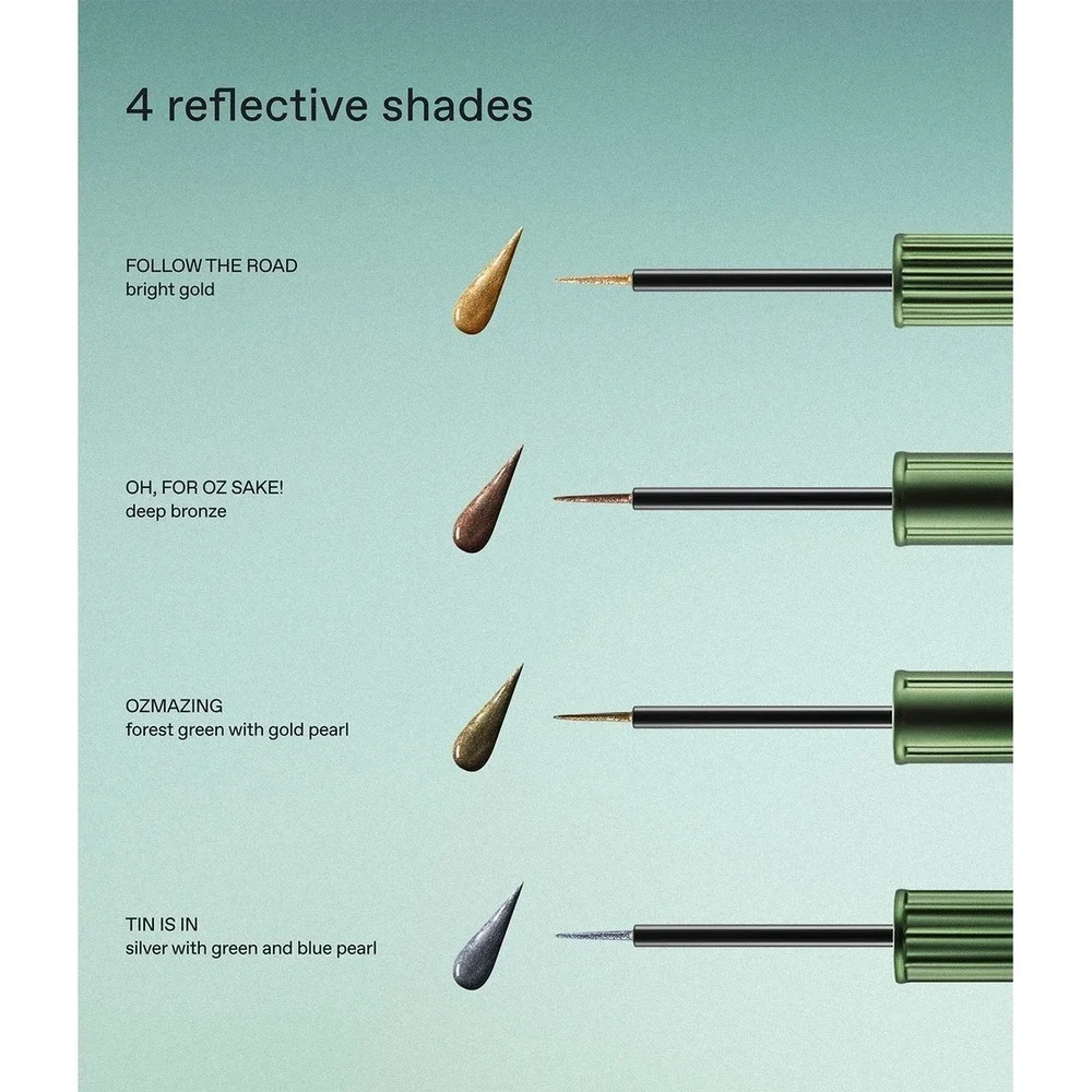 R.E.M. BEAUTY x Wicked: For Good Emerald City Metallic Eyeliner Set *NEW*